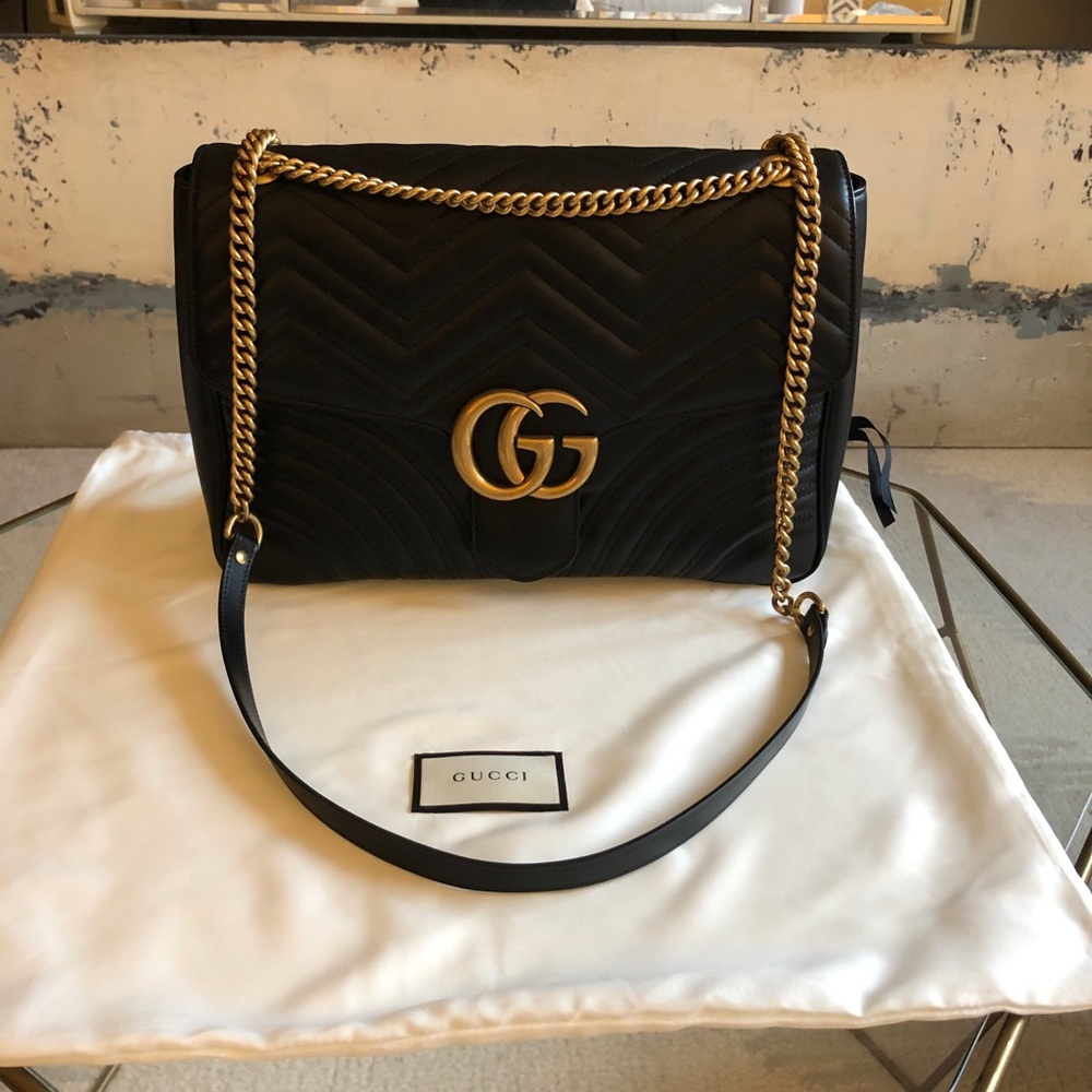 BRAND NEW Gucci GG Marmont Large Shoulder Bag
